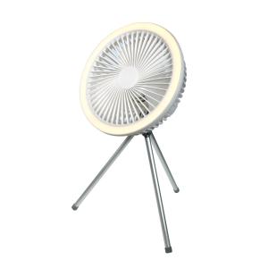 China Desktop / Portable Travel Mini Tripod Fan Solar Rechargeable USB Tent Camping Fan factory