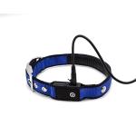 USB Rechargeable Waterproof Lighted Dog Collars Super Bright For Night