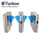 China SUS304 Flap Barrier Turnstile Electronic For Swimming Pool / Toilets factory