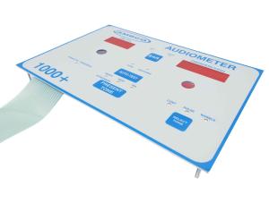 China High Strength Stainless Steel Aluminum Metal Panel Backer Membrane Switches factory