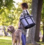 Gray Insulated Cooler Bag HD Thermal Soft Sided Insulated Cooler