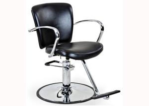 China Professional Beauty Salon Chairs Metal Handrest / Custom Beauty Parlour Chair factory