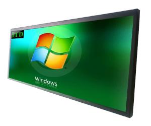 China Shelf Edge Cob Shelf Display 29.3&quot; Stretched Android Display PCAP factory