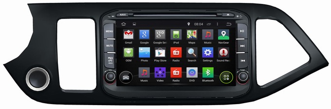 Ouchuangbo Car Stereo DVD Radio Audio for Kia Picanto 2014 GPS Navigation Android 4.4 System OCB-8057D
