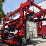 Electric Straddle Container Lifter 7km/H 3km/H For Oversized Loads