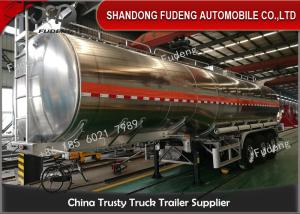China 10000 Gallon 33000L Petroleum Fuel Tanker Semi Trailer Mirror Aluminum Tanker factory