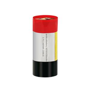 China Cylindrical Custom Lipo Battery 650mah 3.7v Li Polymer Battery 16350 factory