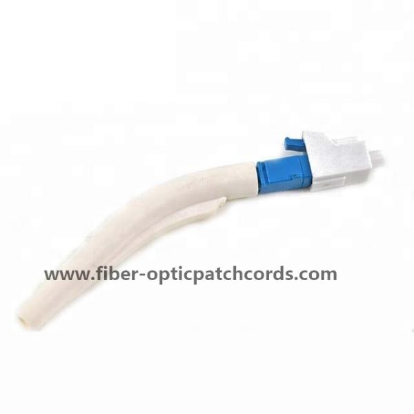 Fiber Optic Pre - Assembly Fiber Optic Cable Connector LC 45 Degree Angle Boot