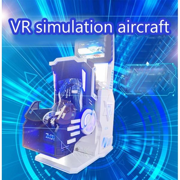 Single 360 VR Aircraft Simulator Virtual Reality Amusement