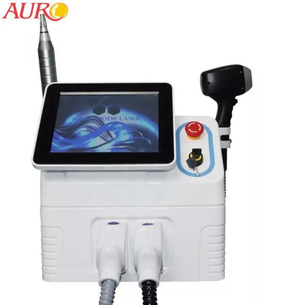 2 In 1 755nm 1064nm Diode Laser Hair Removal System Laser Tattoo Removal
