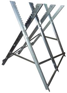 China Foldable Heavy Duty Steel Sawhorse For Saw Trestle Garden Tool 1.5mm 2.0mm Thickness factory
