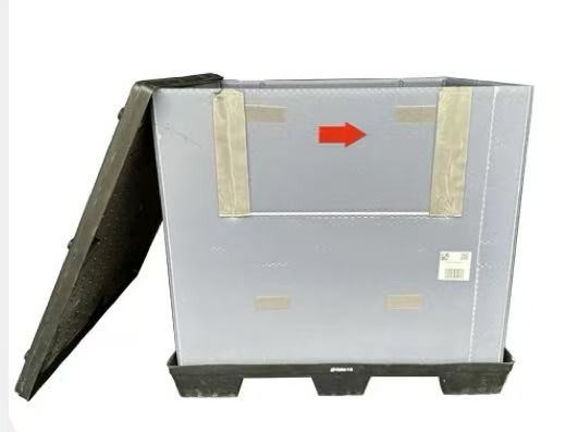 565x455x290mm Plastic Pallet Box PP Honeycomb Sheet Reusable Pallet Containers