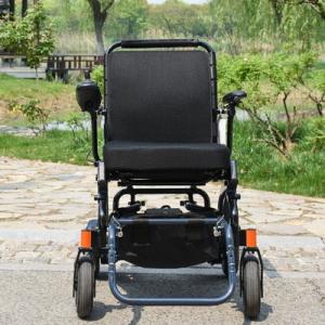 China Aluminum Electric Wheelchair Lightweight Foldable 6km/H factory