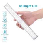 31*3.8CM 78LED USB Rechargeable Motion Sensor Light 1500mah Battery powered
