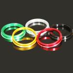 Anodize Coatings Wheel Hub Centric Rings For Spacers OD64.0 ID60.0