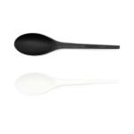 Bio Plastic Cpla Disposable Cutlery 6.5" Biodegradable Spoon For Salad