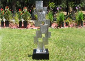 China Custom Design Brushed Metal Outdoor Statues Sculptures For Garden Decoration factory