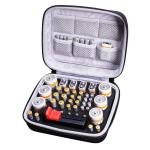 Semi Waterproof EVA Storage Case Holds 41 Batteries 0.125Kg