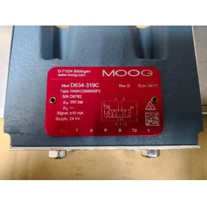 China German Made Moog Servo Valve with 350 bar Maximum Pressure 25cm Nominal Diameter and Micro5p Charging for Hydraulic Power Control factory