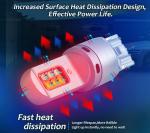 Long-Lasting 5W LED Brake Turn Signal Lights with 1156 Universal 12smd LED Bulbs