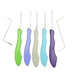 Professional Lock Picking Practice Kit 5pcs Huk Lock Pick Set Mix Color