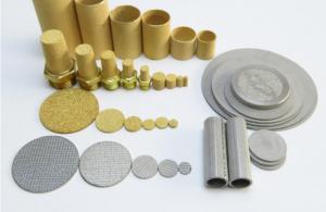 China 1 5 10 20 50 100 Microns Bronze Disc Sintered Metal Powder Filter factory