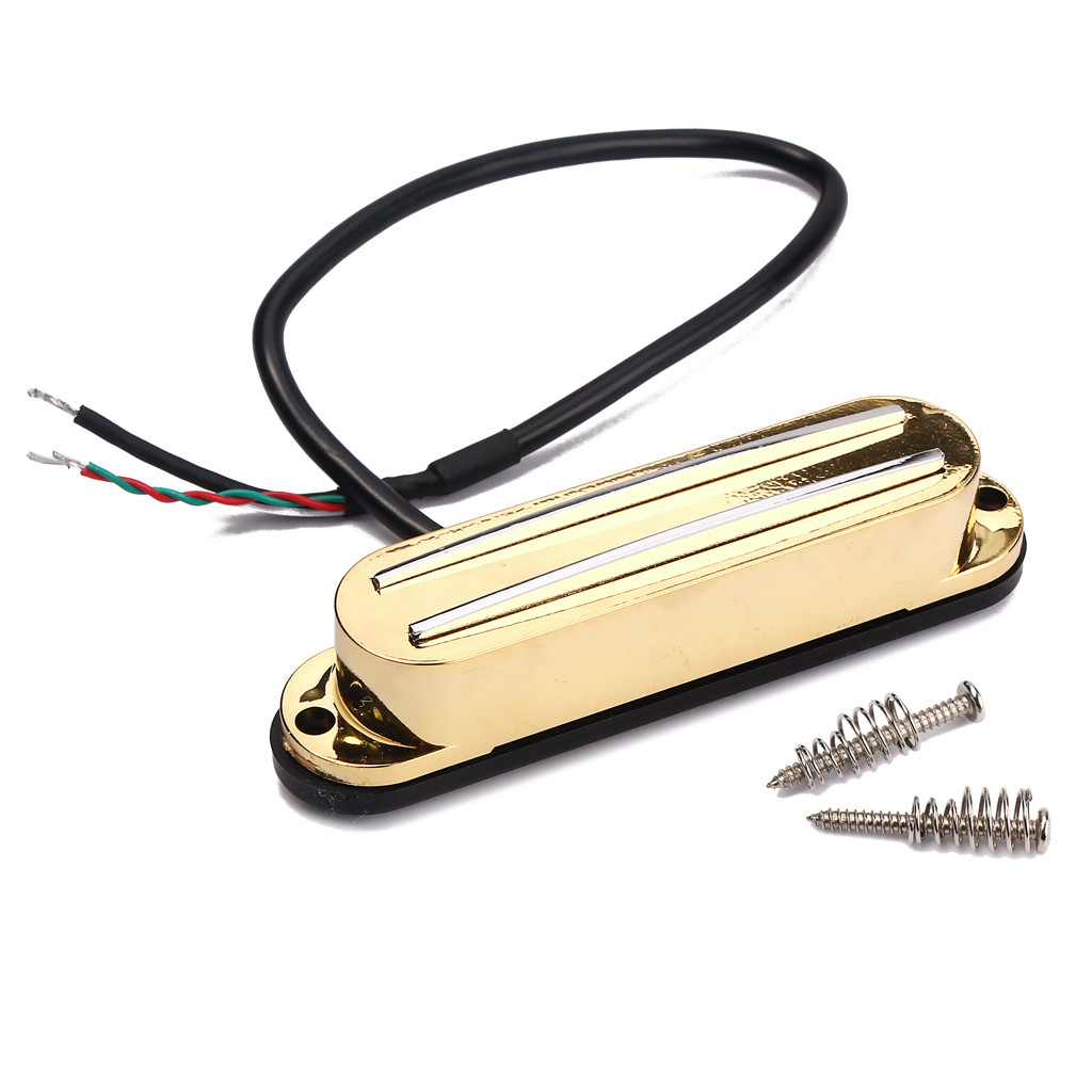 Gold Dual Hot Rail Humbucker Ceramic Magnet For TL Gibson Cigar Box Guitar