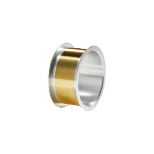 China 99.9% High Purity Gold Plated Silver Wire Round Shape High Flexibility factory