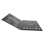 Advertising promotional lcd video greeting card with Magnetic switch , ON / OFF