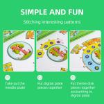Children Intelligent Paper Game Jigsaw Puzzles Round Printing Panda Juniors