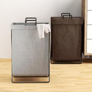 China Bathroom Large Folding 60l Dirty Clothes Hampers Light Steel Frame Oxford factory