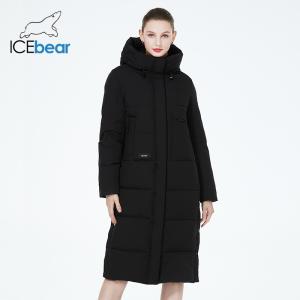 China Polyester Elegant Long Down Jacket Size 42 Long Winter Jackets For Women Comfort factory
