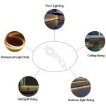 Ip20 Led Strip Fixing Buckle For 5-10mm Wide Light Strip Anti Drop Buckle