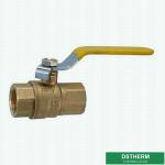 Nickel Plated Middle Weight Gas Ball Valve Customized Forged Brass Ball Valve