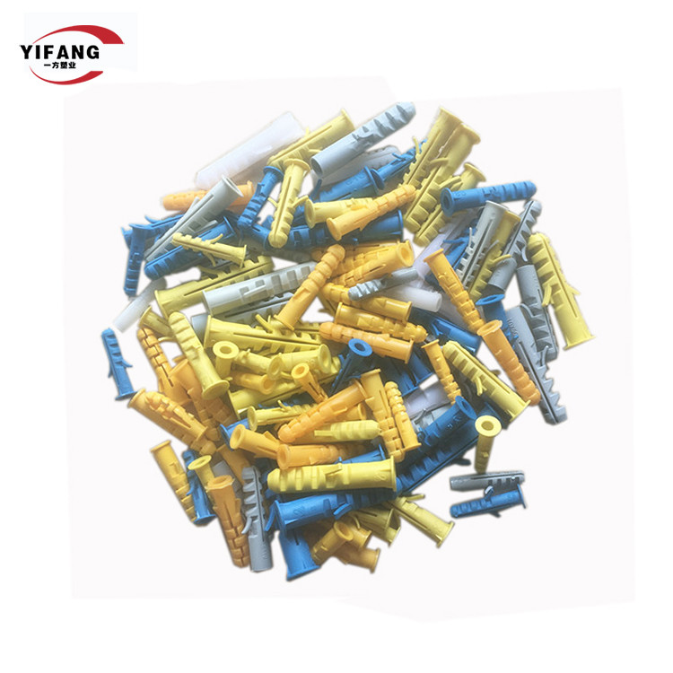 Wall Plug Hammer 75mm Plastic Expansion Anchor With Screw