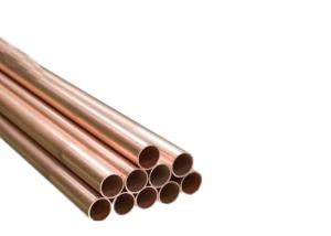 China Oxygen Free Round Copper Pipe UNS C10200 Good Heat Conductibility factory