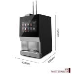 15.6inch Advertising Screen Countertop Coffee Vending Machine With Water Supply