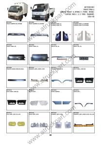 China FUSO FE647 FB511 Truck Spare Parts accesories body parts factory