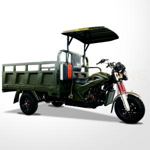 China Front Disc and Rear Drum Brake System 250CC Cargo Tricycle for Your Business factory
