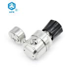 CO2 Gas Pressure Regulator Single Gauge Single Stage 316 Stainless Steel
