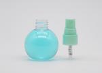Ball Shape Fine Mist Spray Bottle 30ml Empty Crystal Green Color