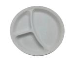10inch Dinner Round 3 Compartment Corn Starch Plates