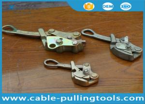 China Power Construction Self Gripping Wire Rope Clamp , NGK Wire Grip for tight wire factory