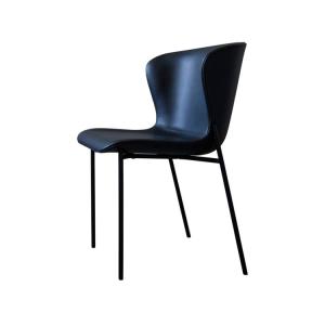 China La Pipe Velvet Black Dining Chairs / Steel Metal Frame Dining Room Chairs factory