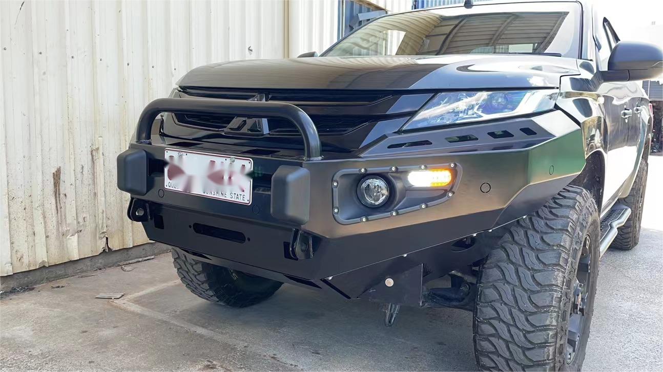Customized Thickness Car Body Kit for Mitsubishi Triton Steel Front and Rear Bumpers