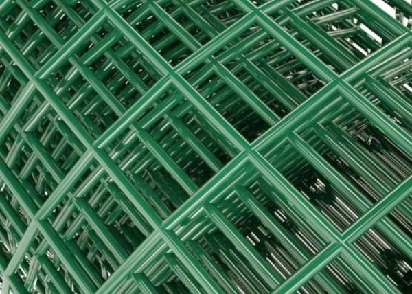 Green 25m Pvc Coated Wire Mesh Rolls Hardware Cloth With Straight Edge For