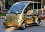 Lightweight Electric Four Passenger Golf Cart , Tourists 4 Seater Electric Car