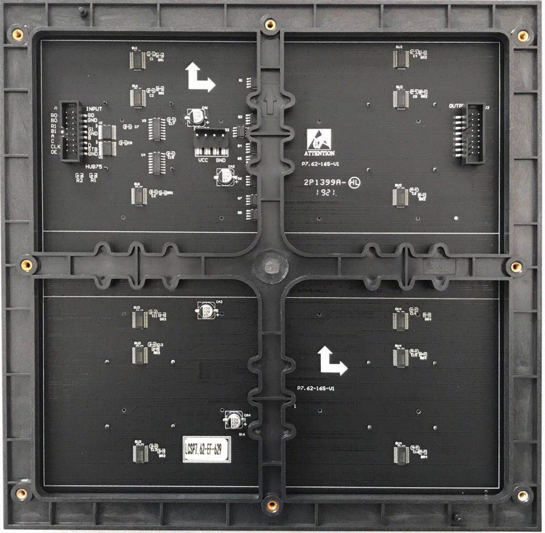 P7.62 Indoor Portable Commercial SMD Outdoor LED Display Lightweight 800g Wall Mounted Shenzhen Factory