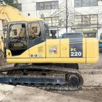 Secondhand Japan Komatsu PC220 Excavator 22000 KG Machine Weight 4218 Working