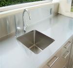 SS Modern Simple Kitchen Base Cabinets Waterproof 16mm 18mm 25mm Carcass